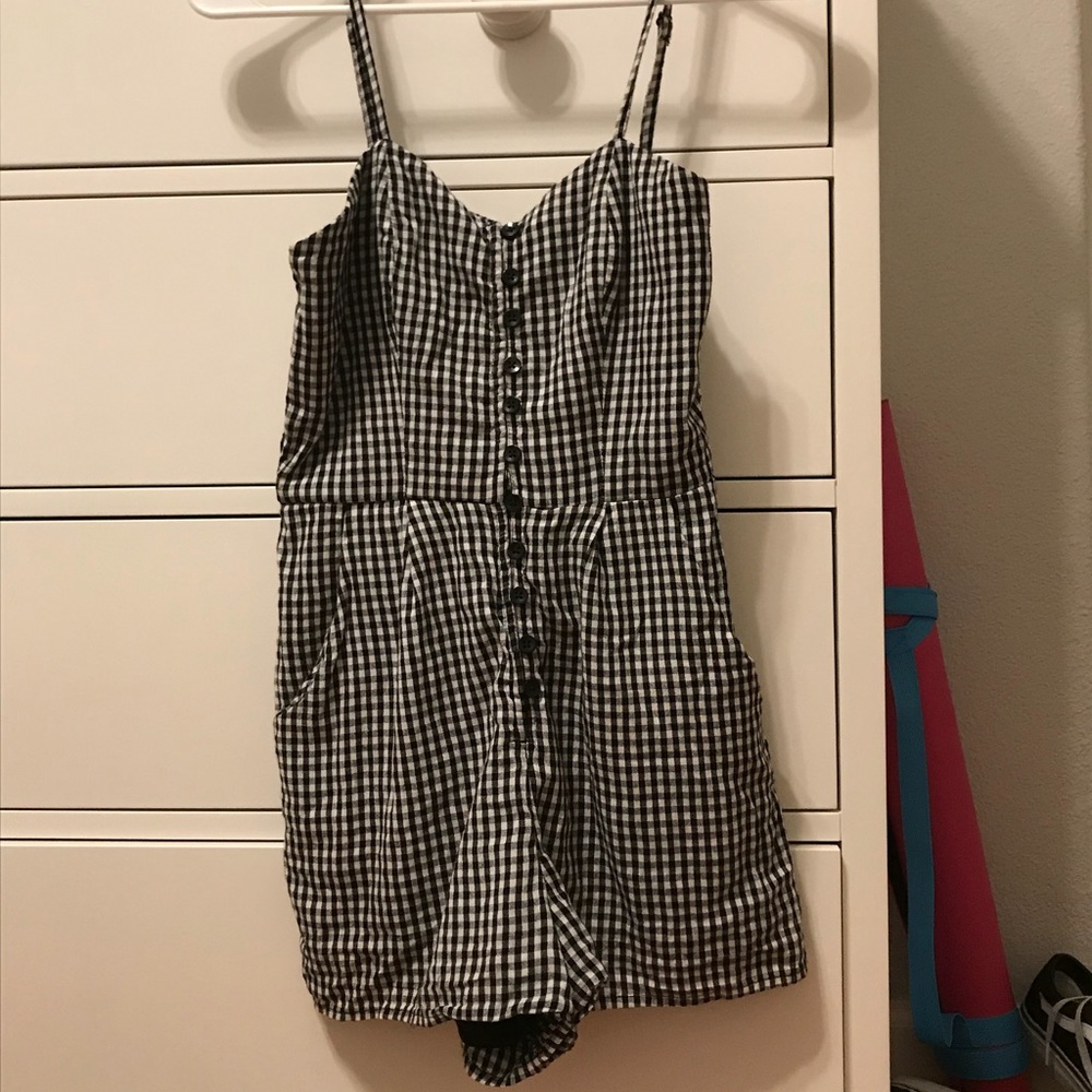 Spaghetti strap romper